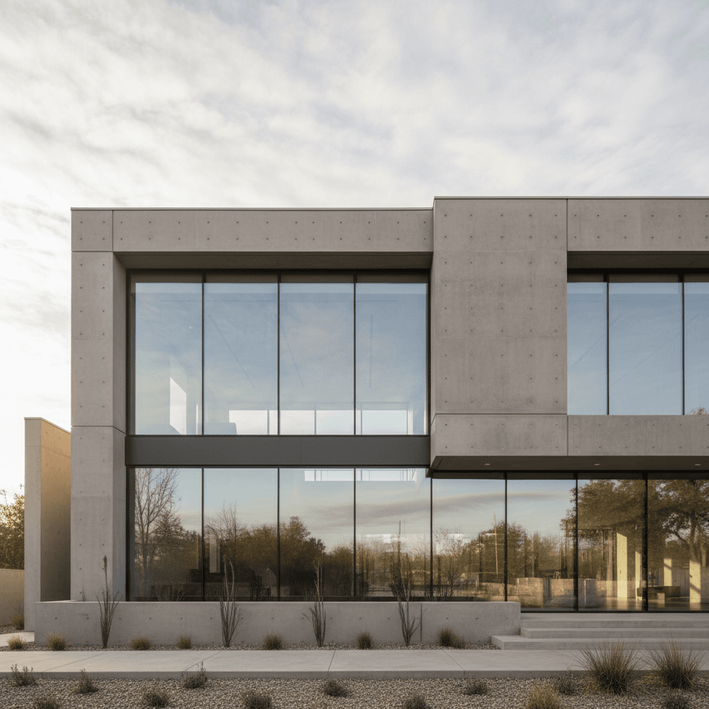 Modern minimalist architecture